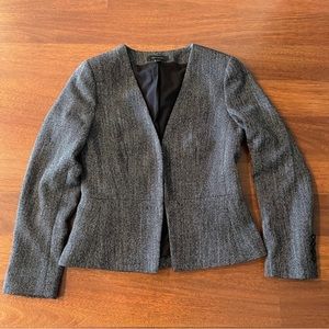 Ann Taylor heather gray blazer